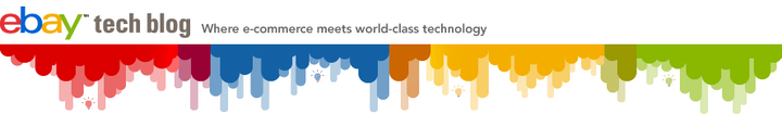 Original eBay header with overlapping red, blue, yellow, and green streaks